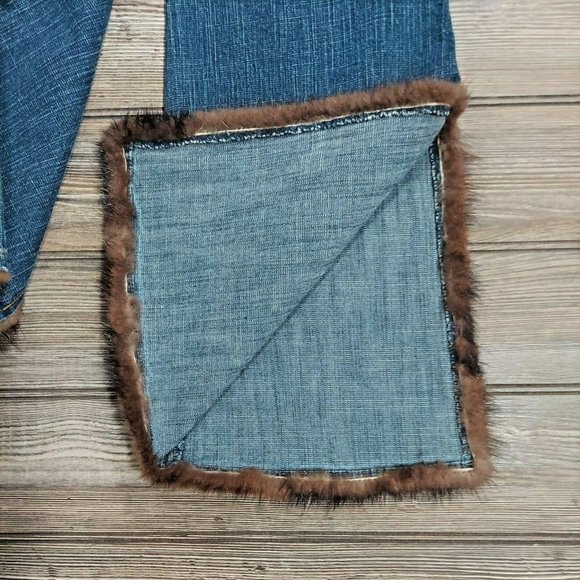 *Buffalo David Bitton Jeans Fur Trim Women's Jeans Size 28 - Picture 11 of 11